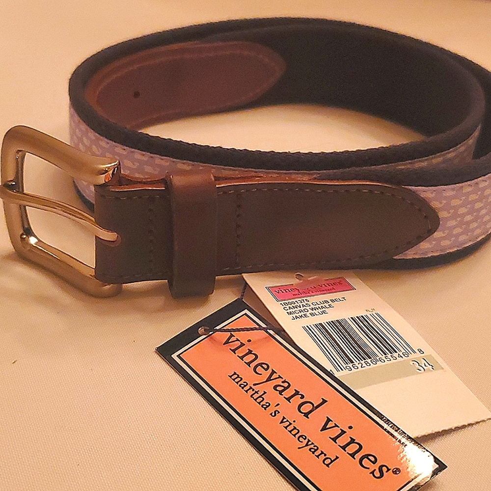 NWT Men's Vineyard Vines Micro Whale Belt (32/34)